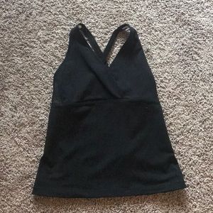 Nike black racerback tank